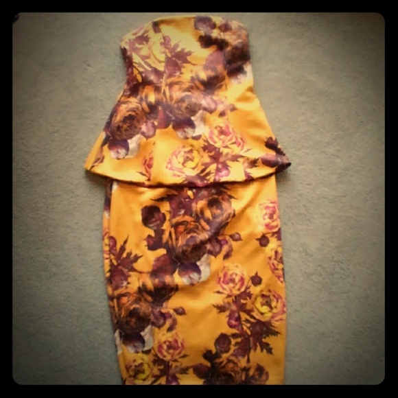ASOS Dresses & Skirts - Asos scuba peplum dress sz 6